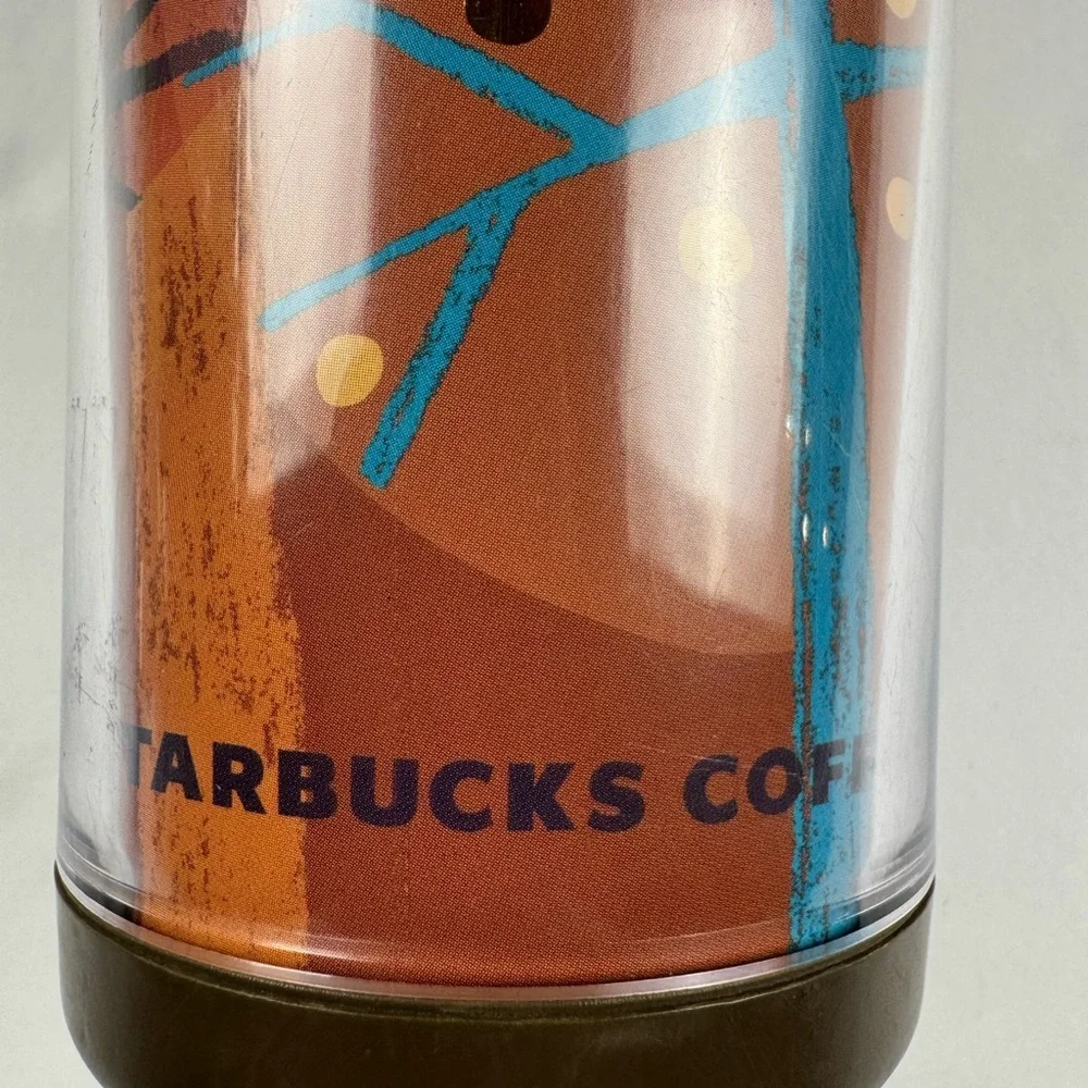 Collectible Starbucks Coffee Fall Trees Gold Leaves insulated tumbler from 2007